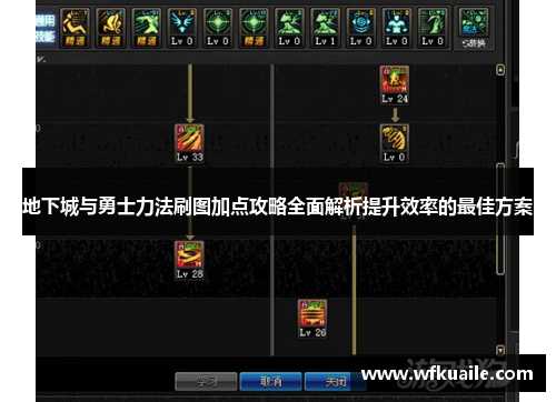 地下城与勇士力法刷图加点攻略全面解析提升效率的最佳方案